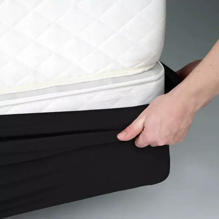 Housse à ressorts pour boîte, 1 pièce, jupes de lit enveloppantes de qualité hôtel, protection de ma