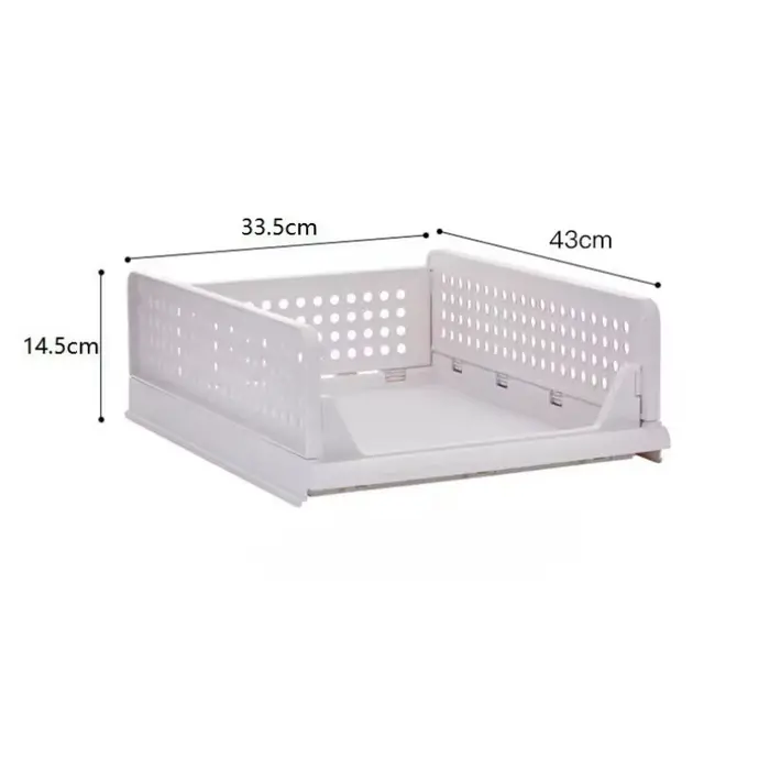 Boîtes de rangement pliantes pour vêtements, garde-robe, empilables, résistantes à l'humidité, étanc