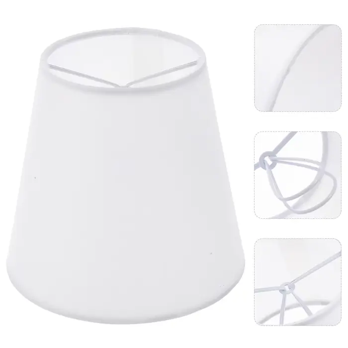 Abat-jour de Table en Tissu, Petit pour Ampoule à réinitialisation, Lampe de oral et de Remplacement