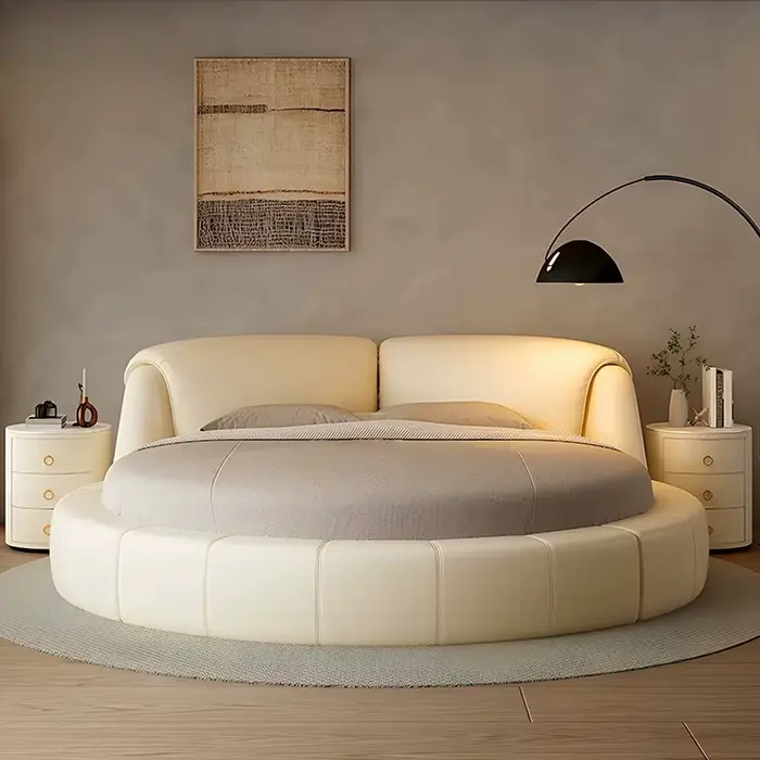 Lit rond pour hôtel, lit princesse pour filles