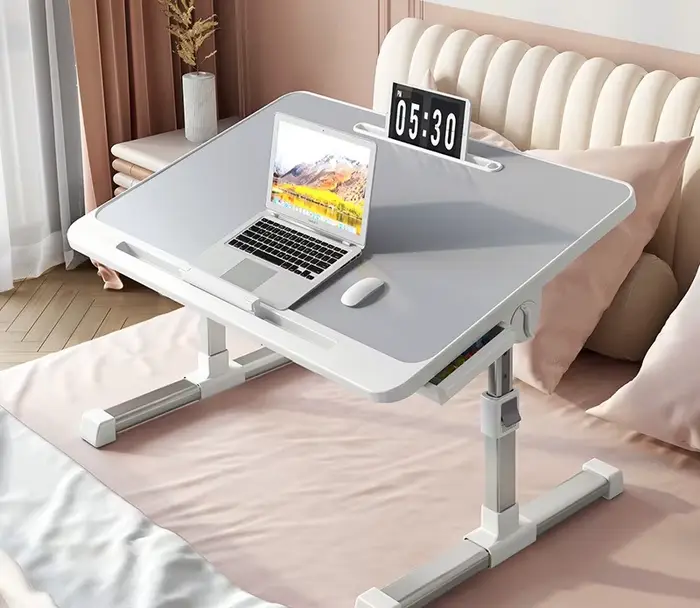 Table pliante pour lit, petite table d'étude à domicile, bureau simple pour chambre, table d'ordinat