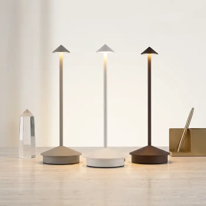 Lampes de table sans fil rechargeables à LED