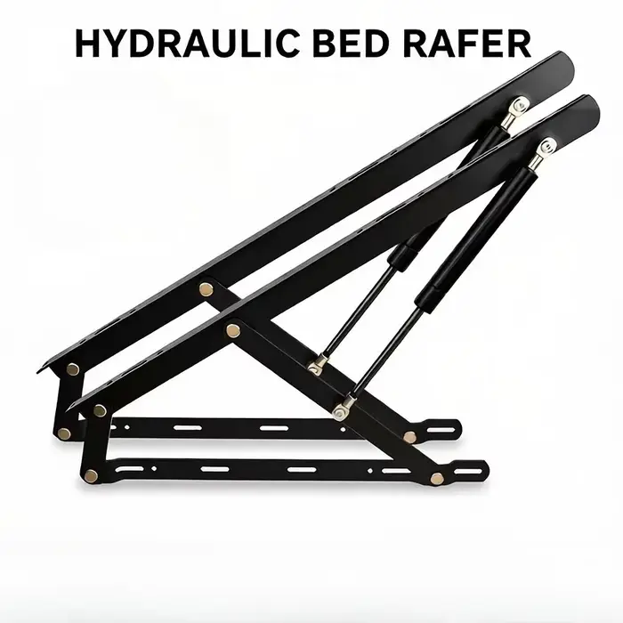 2 pièces Mécanisme de levage de lit, capacité de charge 22 kg/48,5 lb, ressort à gaz hydraulique, ki