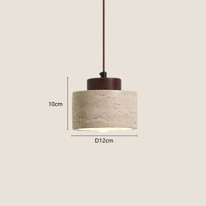 Apanais design moderne wabi-sabai chambre chevet éclairage bar B & B jaune grotte pierre lustre chev