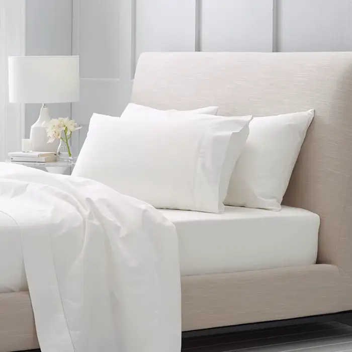 Ensemble de draps de lit haut de gamme pour hôtel, 100% coton égyptien, complet, King Size, couleur 