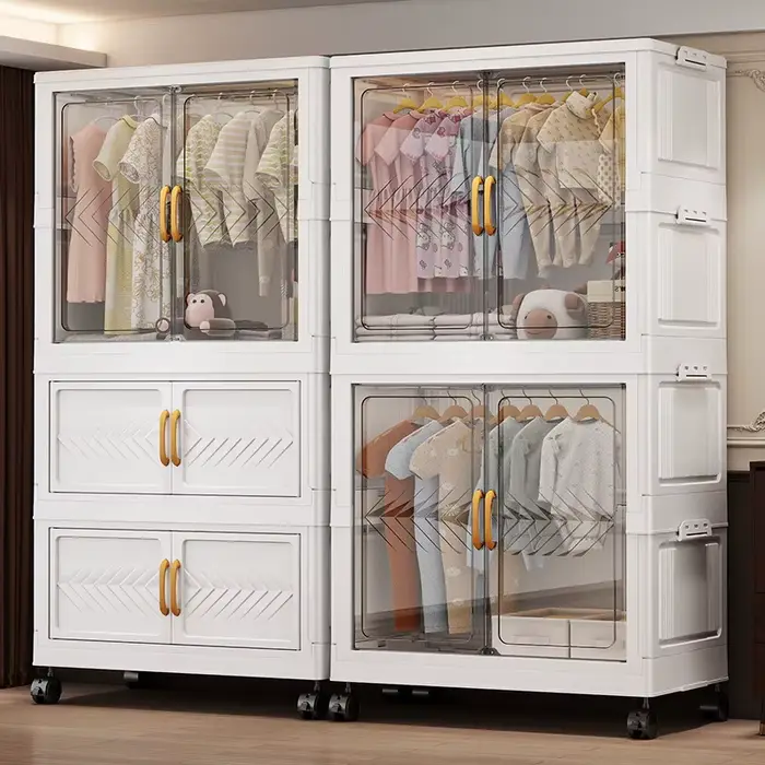 Armoire suspendue avec roulettes