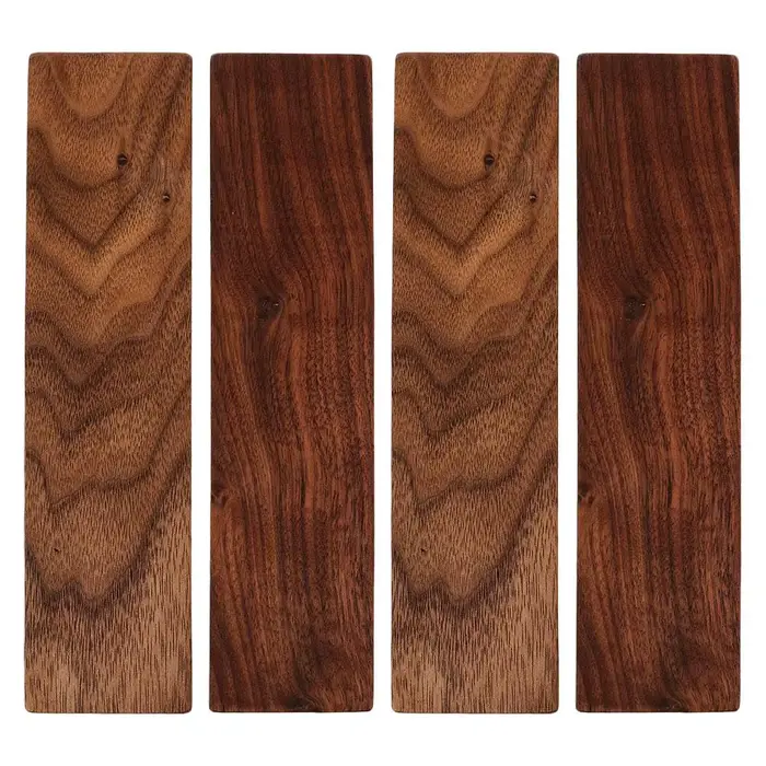 Planches de bois épaisses en noyer noir, 4 pièces, planche de bois pour la sculpture sur bois, proje