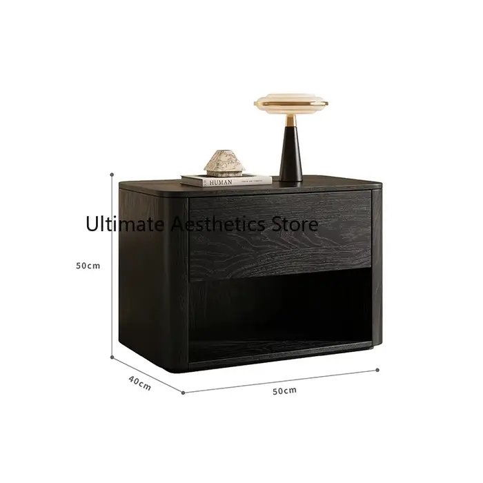 Table de chevet minimaliste de qualité supérieure, gain de place, luxe, pratique, esthétique, délicatesse, meubles de chambre à coucher