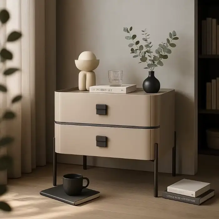 Table de chevet en bois massif