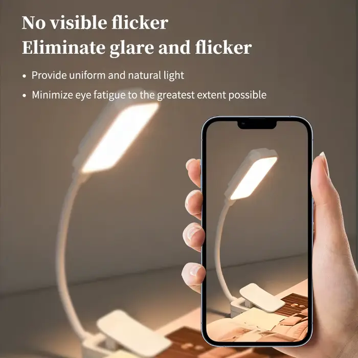 Lampe de lecture LED rechargeable pour la lecture au lit