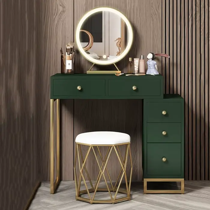 Coiffeuse Vintage verte