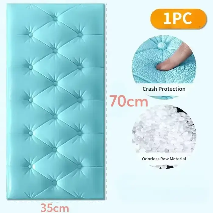 Lit entourant couverture souple tête de lit Anti-collision 3d autocollant mural auto-adhésif Tatami 