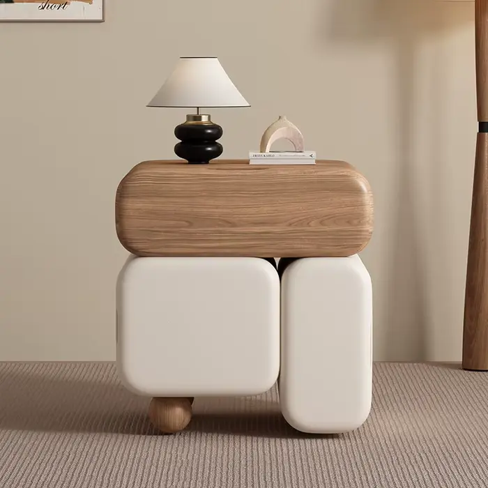 Tables De chevet Glam modernes, Design De rangement caché, tendance, pour chambre à coucher, mignon,