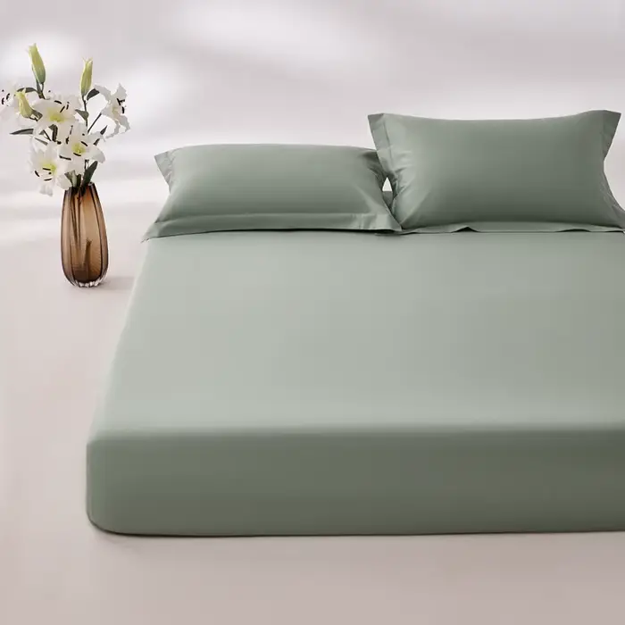 Drap-housse en coton égyptien ultra doux avec bandes élastiques, housse de matelas de luxe 800TC ant