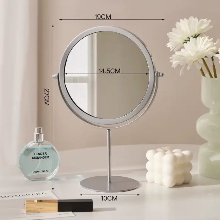 Miroir de maquillage pour salle de bain, miroir de coiffeuse de bureau pour chambre à coucher, miroi