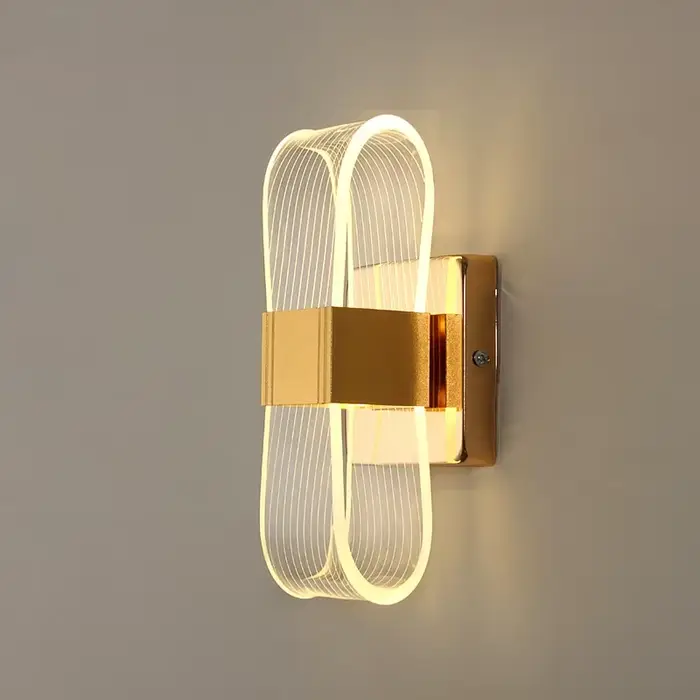 Applique Murale de Luxe Nordique à LED en Frêne et Aluminium, Luminaire Décoratif d'Nik, Idéal pour 