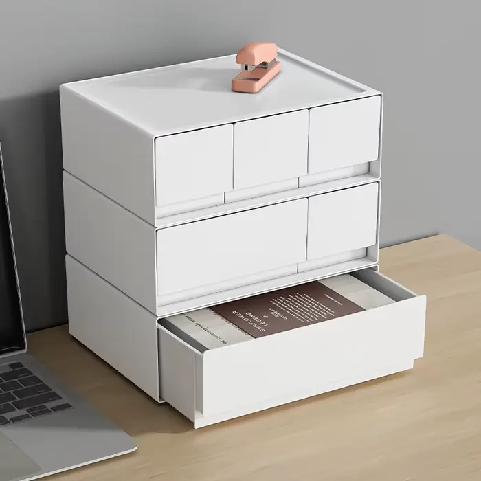 Étagère de soins de la peau de coiffeuse de bureau à la maison