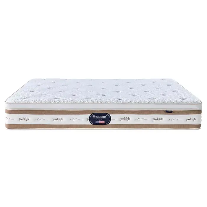 Matelas Double lit King Size Gel Latex naturel mousse à mémoire de forme matelas enroulable à ressor