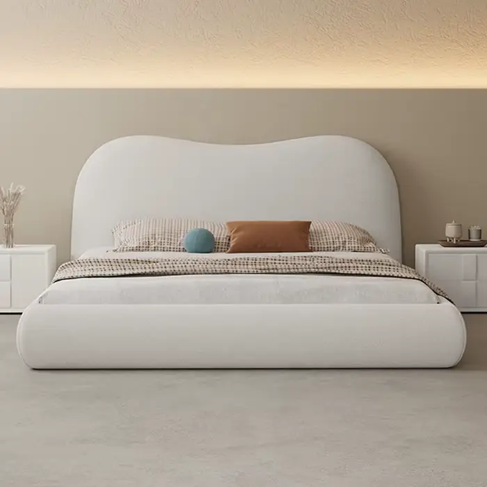 Chambre fantaisie lit Table de chevet rembourré princesse reine lit Double moderne rangement Muebles Para El Hogar meubles de maison