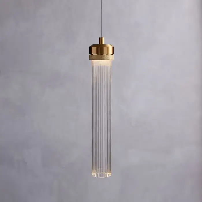 Pendentif LED lumières pour chambre chevet île suspension lampe moderne verre cuisine Restaurant déc