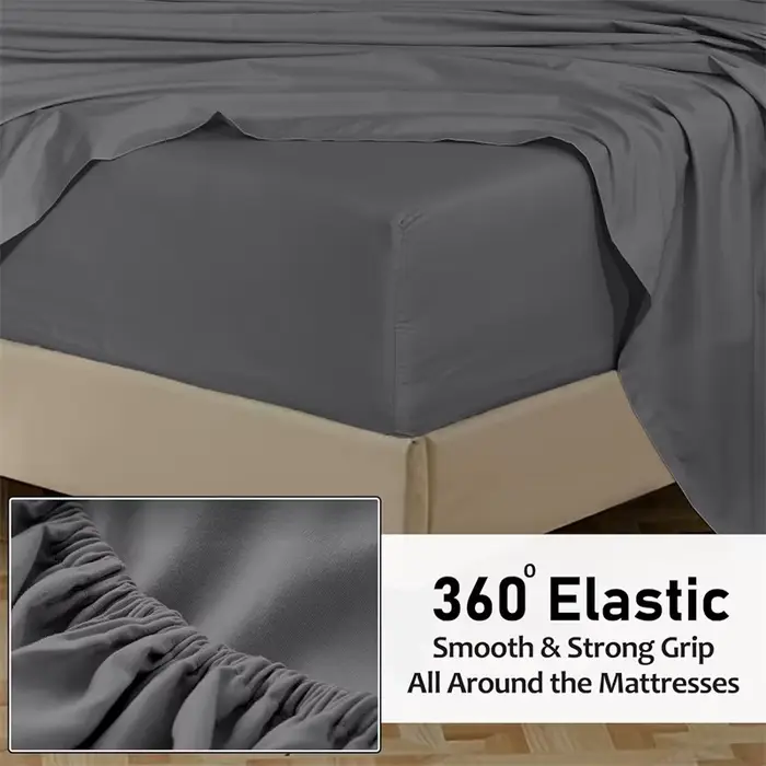 Drap-housse 100% coton avec bande élastique