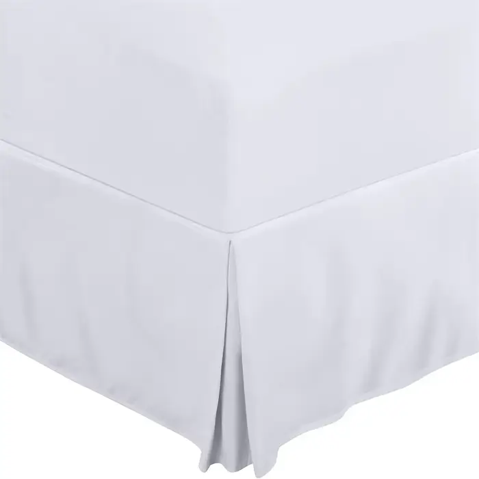 Jupe de lit plissée sur mesure de Style européen, bien faite, avec tissu Durable, hauteur 35cm(14 po