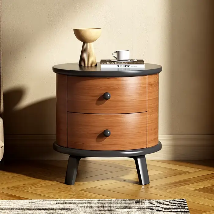 Table De chevet Premium du milieu du siècle, rangement De luxe, tiroir classique, Design, meubles De