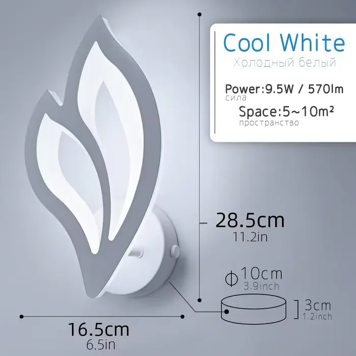 Applique murale LED moderne lampes de chevet appliques minimalistes éclairage intérieur applique int