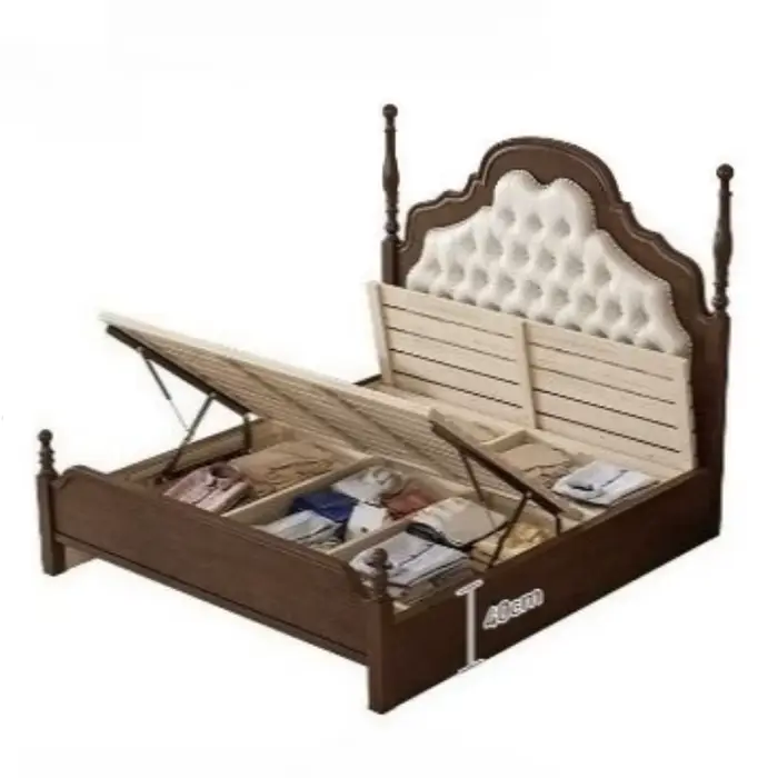 Lit esthétique Queen Size pour lecture