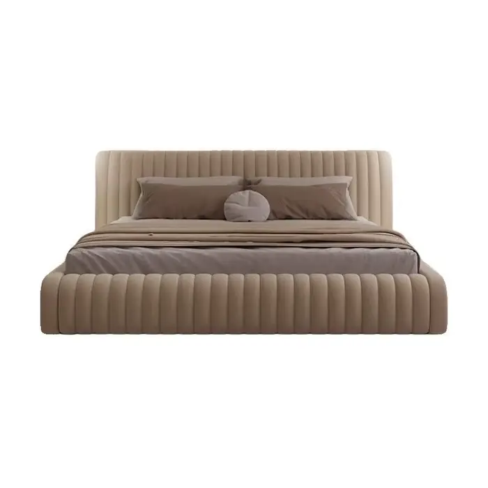 Rangement minimaliste lits luxe roi dormir tête de lit