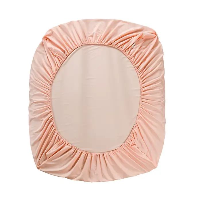 Drap-housse avec bande élastique, housse de matelas en coton et polyester, couvre-lit en lin, 17 couleurs unies, 160x200cm, TD200