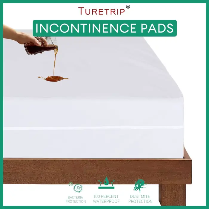 Housse de lit imperméable à fermeture éclair, protection de matelas anti-insectes, entièrement en mo