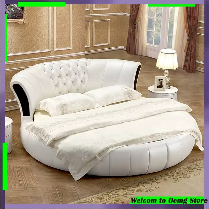 Lit nordique Unique fantaisie double reine tables De chevet têtes De lit dormir Cama De Lujo Para dortoir ensemble De chambre meubles