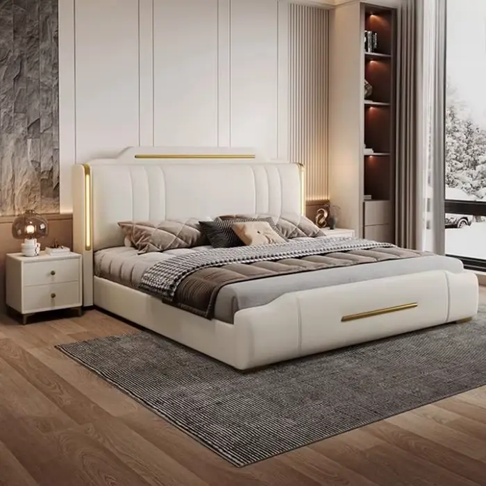 Lit de luxe léger fantaisie