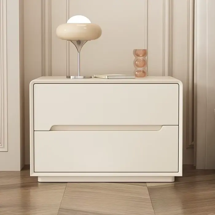 Table de chevet moderne en bois massif, simple, sans installation, chambre à coucher, table de cheve