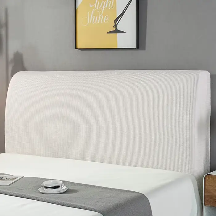 Housse de tête de lit élastique - Protection anti-poussière épaissie pour lit, ajustement universel 
