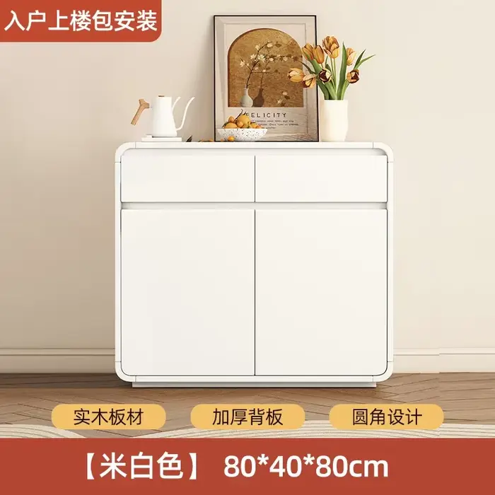 Commode de luxe minimaliste, armoire de rangement cachée esthétique de qualité supérieure, armoires