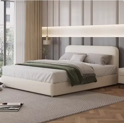 Lit de rangement Unique, chambre à coucher, esthétique, moderne, salon de couchage, têtes de lit, ta