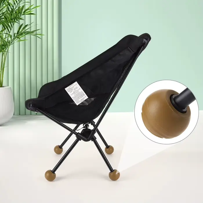 Couvre-pieds de chaise de Camping, 4 pièces, antidérapant, stabilisant, boule en caoutchouc, Absorpt