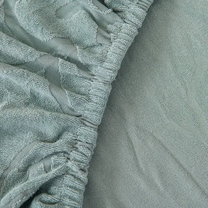 Housse de tête de lit en molleton extensible Jacquard