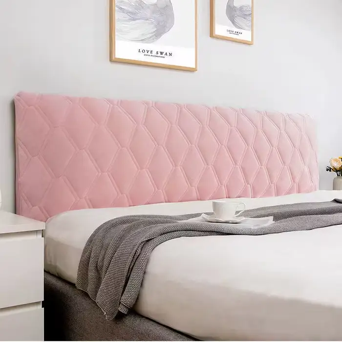 Juste de tête matelassurera lisse super douce tout compris, housse de planche de sauna en velours ép