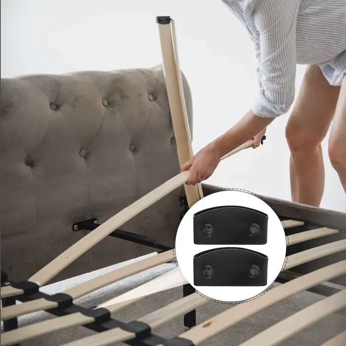 20 supports de remplacement pour lattes de lit, embouts en plastique, sécurisent les lattes de cadre