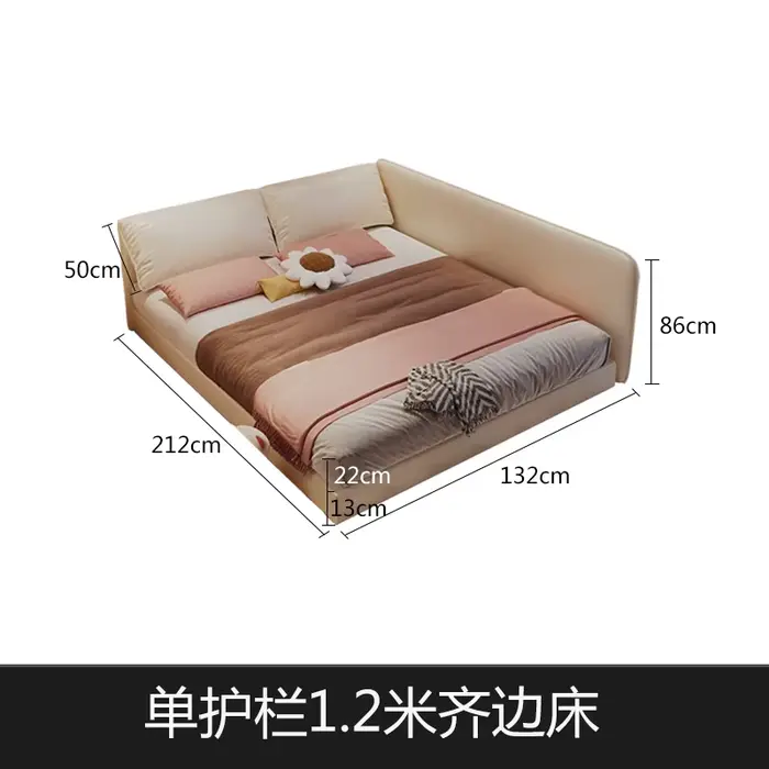 Lit européen King Size moderne minimaliste luxe enfants lit pour enfants dormir 180x200 Cama De Lujo