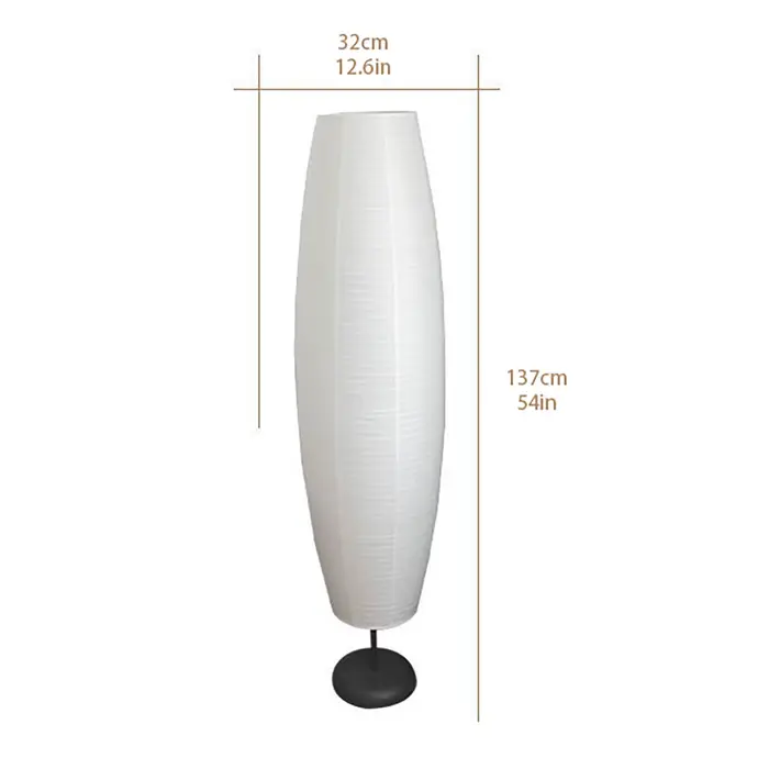 1 abat-jour en papier pour lampe de chevet