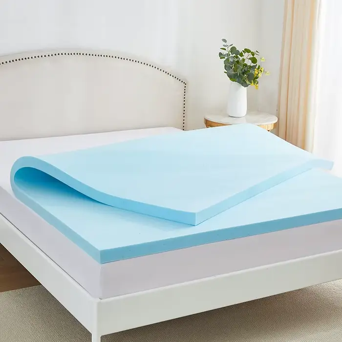 Meilleur prix Surmatelas en mousse à mémoire de forme ventilée de 2 pouces, Infusion de Gel rafraîch