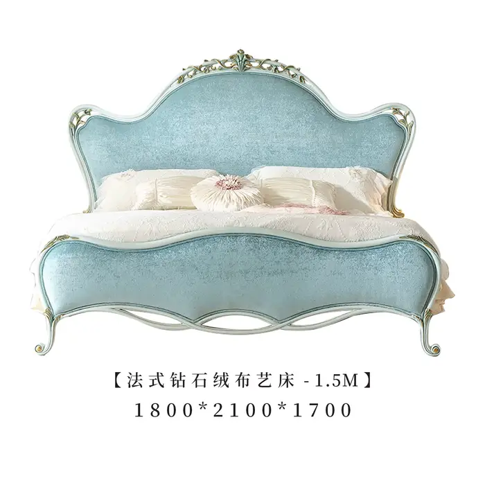 Lit double avec tête de lit à dossier souple, design moderne, pour couples et enfants, cadre de lit 