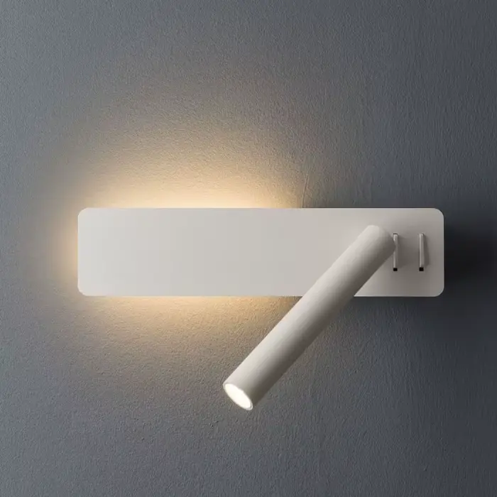 Mur LED lampe lampe de lecture pour chambre hôtel tête de lit nuit livre lampe Rotation chevet appli