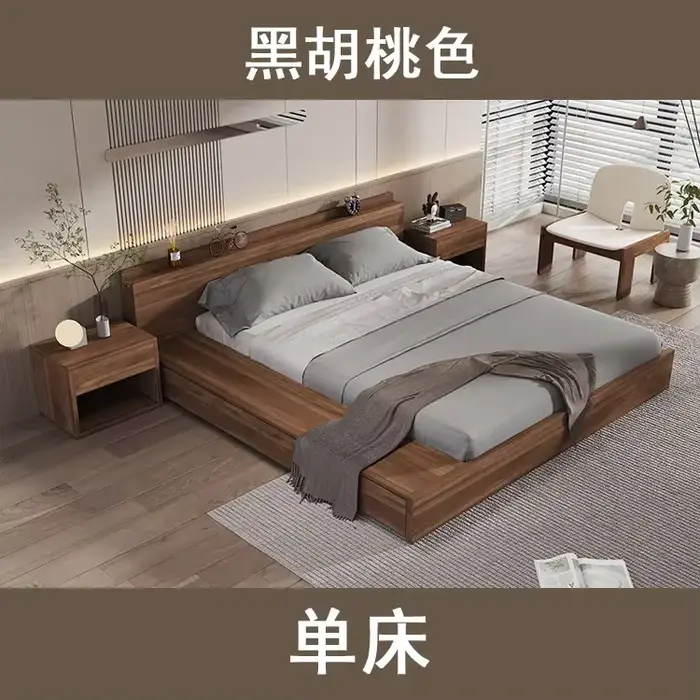 Lits de chambre japonais de style loft 180x200, lits uniques pour enfants, lits de luxe italiens ave