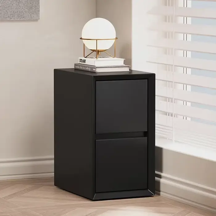 Table de chevet en bois minimaliste italienne, meuble de chevet moderne et Vintage, organisateur de 