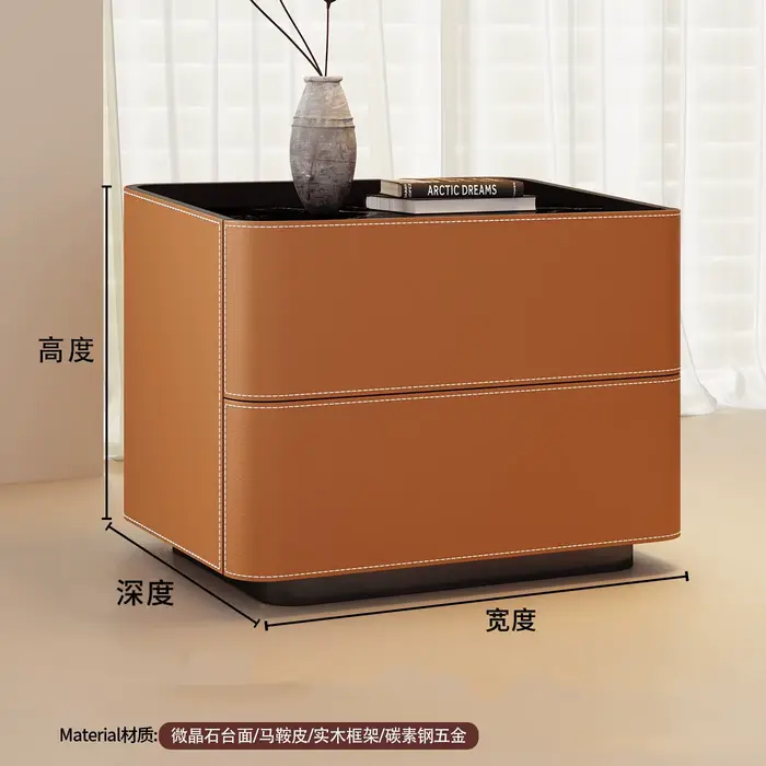 Table de chevet pratique et moderne, design minimaliste, luxe léger, tables de chevet élégantes avec
